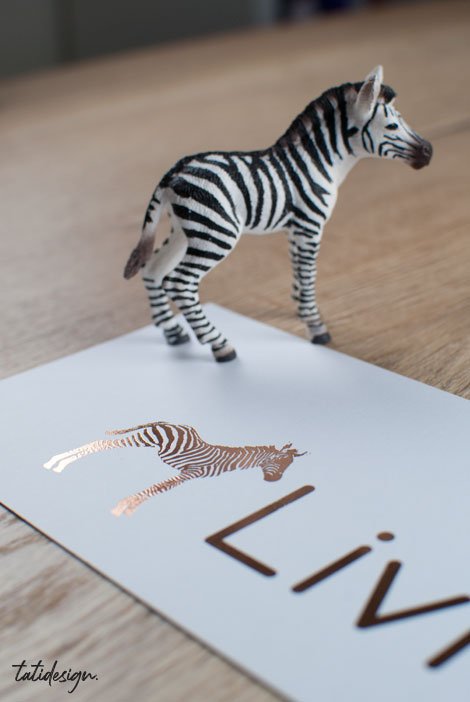 tatidesign-goudfolie-geboortekaart-zebra