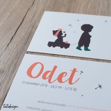 Odet-silhouet-geboortekaartje-tatidesign